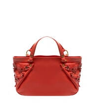 BRACCIALINI SOFIA Lederhandtasche mit kleinen Blumen Rot - Damentaschen - 5