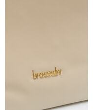 BRACCIALINI NAOMI Umhängetasche aus Leder Beige - Damentaschen - 3
