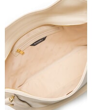 BRACCIALINI NAOMI Umhängetasche aus Leder Beige - Damentaschen - 5