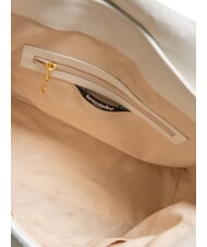 BRACCIALINI NAOMI Umhängetasche aus Leder Weiß - Damentaschen - 5