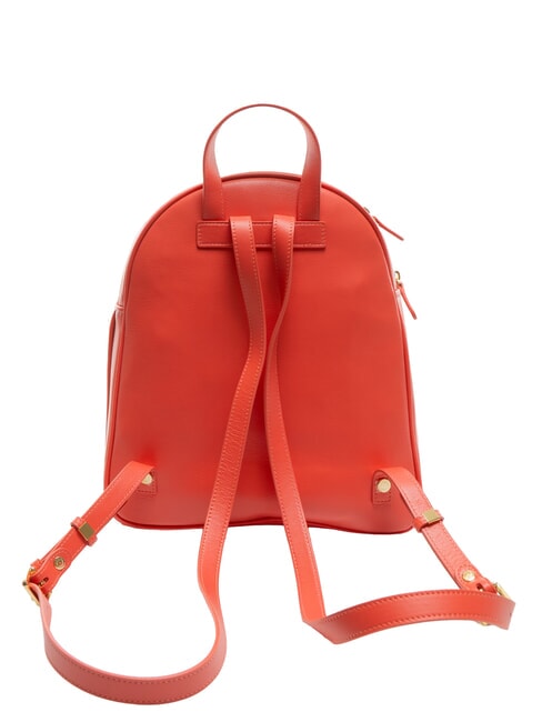 NAOMI Runder Lederrucksack Rot - Damentaschen