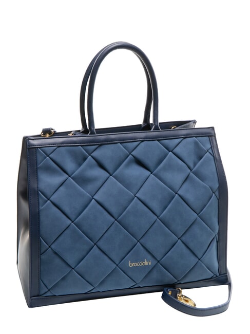 ICONS Tote Handtasche, mit Schultergurt Blau - Damentaschen