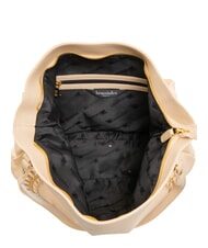 BRACCIALINI NAOMI Umhängetasche aus Leder mit Kette Beige - Damentaschen - 5