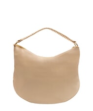 BRACCIALINI NAOMI Hobo-Tasche aus Leder mit Kette Beige - Damentaschen - 4