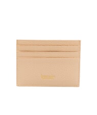 BRACCIALINI BASIC Kreditkartenetui aus Leder Beige - Brieftaschen Damen - 2