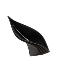 BRACCIALINI BASIC Kreditkartenetui aus Leder Schwarz - Brieftaschen Damen - 3