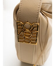 BORBONESE NUEVE  Umhängetasche, Leder Sand - Damentaschen - 5