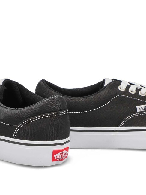 DOHENY Canvas-Sneaker schwarz weiß - Herrenschuhe