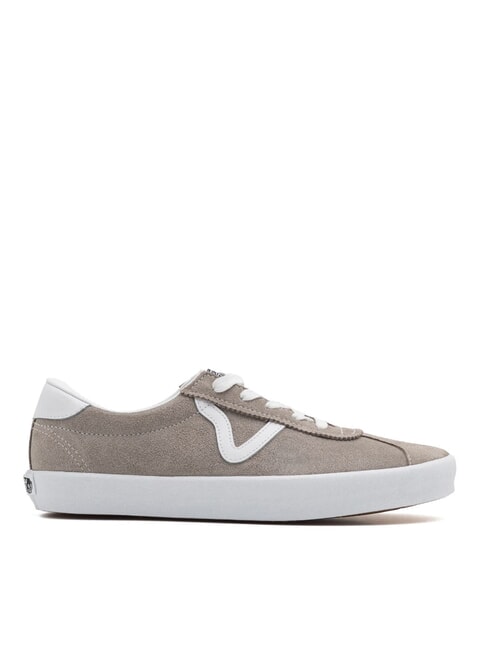 SPORT LOW  Leder-Sneakers Khaki/Wei&szlig; - Schuhe Unisex
