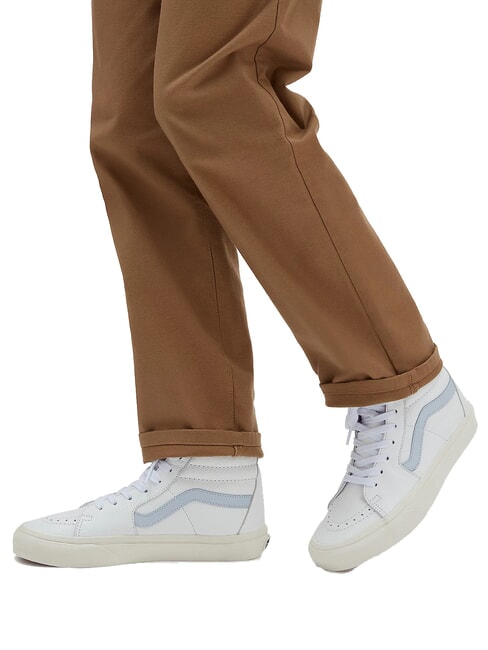 SK8-HI  Leder-Sneakers Premiumleder halogenblau - Schuhe Unisex