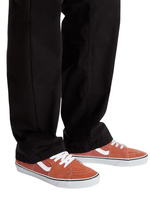 SK8-HI  Leder-Sneakers Farbtheorie Rotbraun - Schuhe Unisex