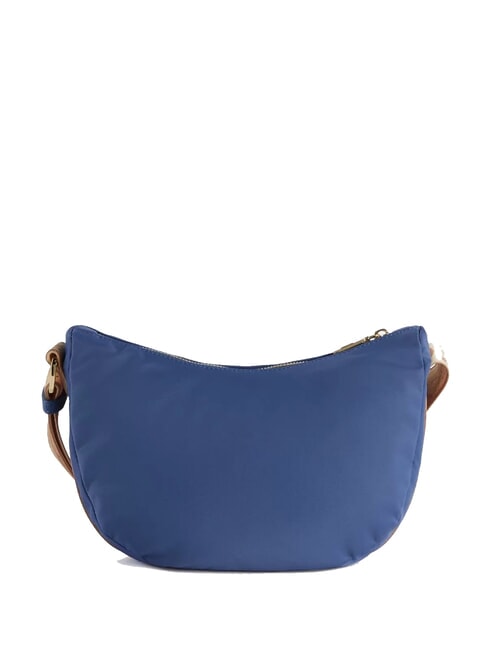 NYLON ECO VIBE Kleine Halbmondtasche Denim - Damentaschen