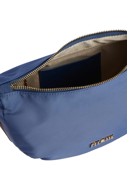 NYLON ECO VIBE Kleine Halbmondtasche Denim - Damentaschen