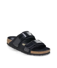 BIRKENSTOCK UJI Slipper-Sandale aus Leder Schwarz - Damenschuhe - 3
