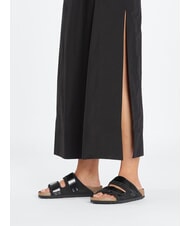 BIRKENSTOCK UJI Slipper-Sandale aus Leder Schwarz - Damenschuhe - 7