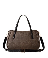 BORBONESE CAHIER  Schulter-Shopper, mit Schultergurt OP / NATUR / SCHWARZ - Damentaschen - 3