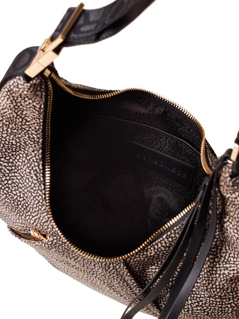 FOLD  Weiche Umhängetasche OP / NATUR / SCHWARZ - Damentaschen