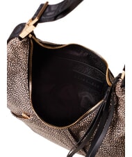 BORBONESE FOLD  Weiche Umhängetasche OP / NATUR / SCHWARZ - Damentaschen - 4