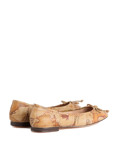 GEO CLASSIC Ballerinas mit Allover-Print NAT&Uuml;RLICH - Damenschuhe
