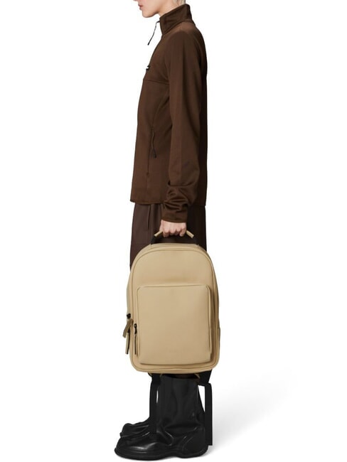 BOOK DAYPACK  Wasserdichter Rucksack Sand - Rucksäcke für Schule &amp; Freizeit