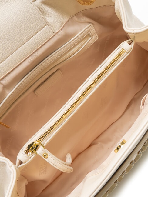 GISELLE Umhängetasche mit Metalllogo Beige - Damentaschen