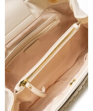 BRACCIALINI GISELLE Umhängetasche mit Metalllogo Beige - Damentaschen - 5