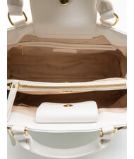 BRACCIALINI GISELLE Tragetasche mit Metalllogo Weiß - Damentaschen - 5