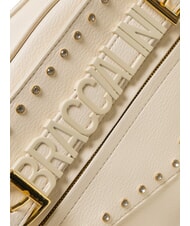 BRACCIALINI GISELLE Kofferraumtasche mit metallischem Logo Beige - Damentaschen - 3