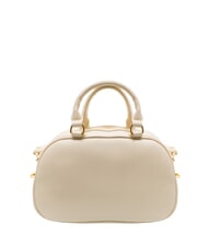 BRACCIALINI GISELLE Kofferraumtasche mit metallischem Logo Beige - Damentaschen - 4
