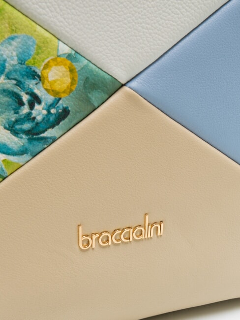 NICOLE Patchwork-Umhängetasche aus Leder Multi - Damentaschen