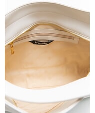 BRACCIALINI GRETA Umhängetasche aus Leder Weiß - Damentaschen - 3