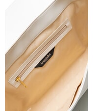 BRACCIALINI GRETA Aktentasche aus Leder mit Schultergurt Weiß - Damentaschen - 5