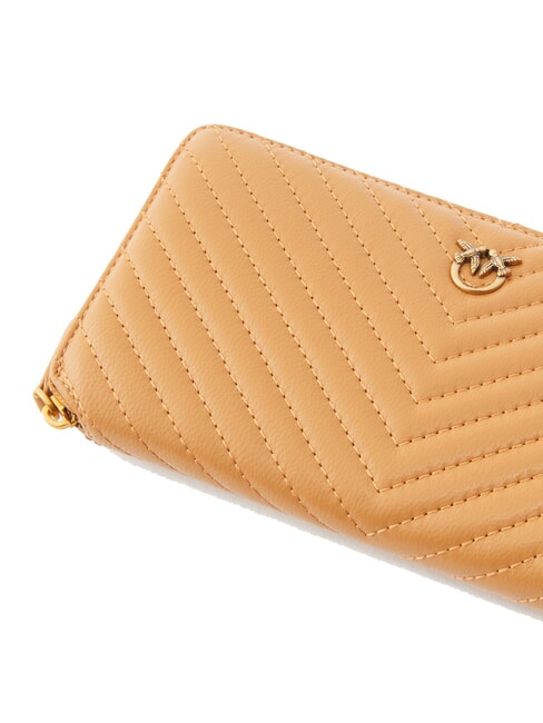 RYDER Ledergeldbörse Nougat-Antikgold - Brieftaschen Damen