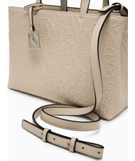 ARMANI EXCHANGE LOGO EMBOSSED Handshopper, mit Schultergurt Schlucht - Damentaschen - 4