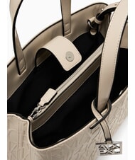 ARMANI EXCHANGE LOGO EMBOSSED Handshopper, mit Schultergurt Schlucht - Damentaschen - 5