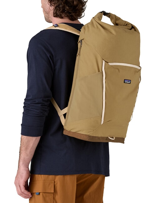 FIELDSMITH 32L Rolltop-Reiserucksack Robin Braun - Rucksäcke für Schule &amp; Freizeit