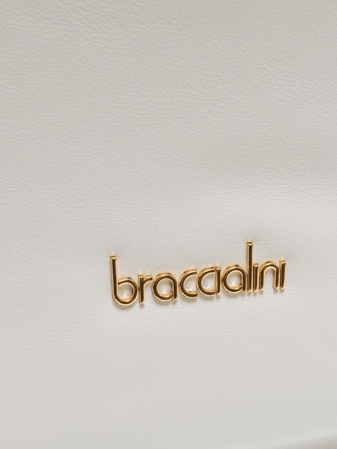 NORA Hobo-Tasche aus Leder Weiß - Damentaschen