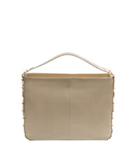 BRACCIALINI NORA Hobo-Tasche aus Leder Beige - Damentaschen - 4