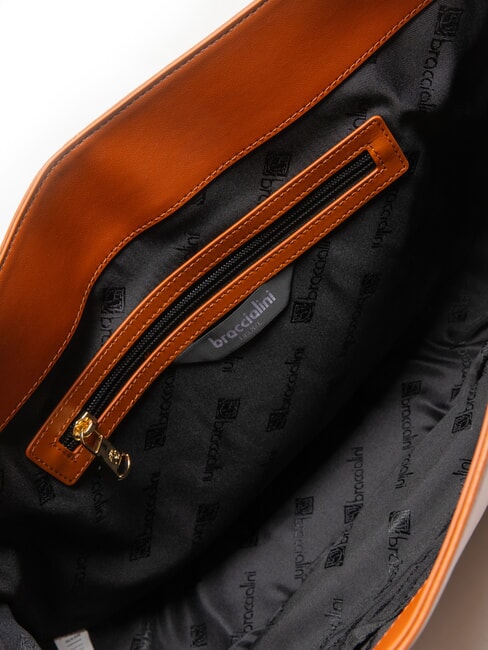 NORA Umhängetasche aus Leder braun - Damentaschen