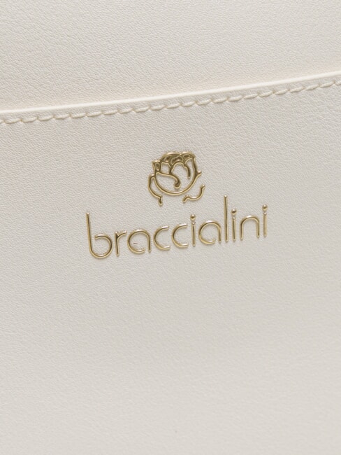 STONES Kofferraumtasche mit farbigen Steinen Wei&szlig; - Damentaschen