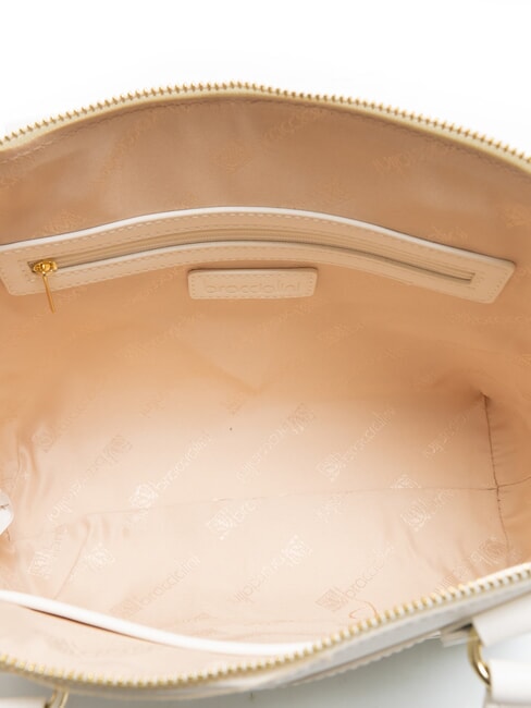 STONES Kofferraumtasche mit farbigen Steinen Wei&szlig; - Damentaschen