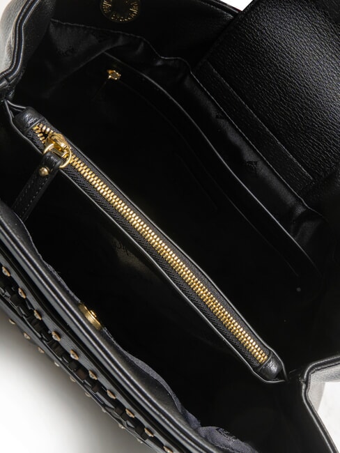 GISELLE Umhängetasche mit Metalllogo Schwarz - Damentaschen