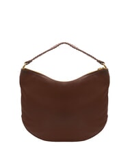 BRACCIALINI NAOMI Hobo-Tasche aus Leder mit Kette braun - Damentaschen - 4