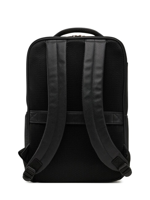 NOROM Großer Rucksack mit Saffiano-Print SCHWARZ - Damentaschen