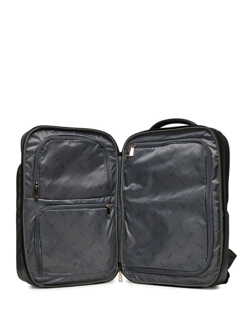 NOROM Großer Rucksack mit Saffiano-Print SCHWARZ - Damentaschen