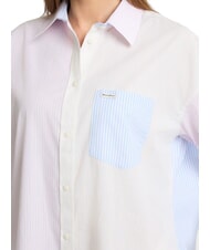 GUESS JEANS LS OVERSIVE POCKETS Lockeres gestreiftes Hemd gestreift mehrfarbig - Damenblusen - 3