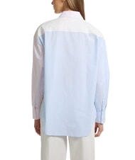 GUESS JEANS LS OVERSIVE POCKETS Lockeres gestreiftes Hemd - Damenblusen