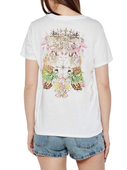 SS NATURESCAPE  Baumwoll-T-Shirt purweiß - T-Shirts und Tops für Damen