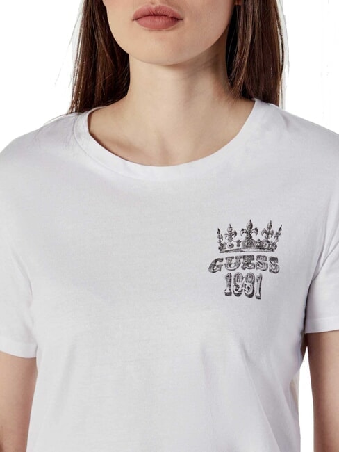 SS NATURESCAPE  Baumwoll-T-Shirt purweiß - T-Shirts und Tops für Damen