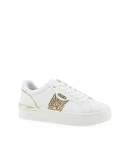 LIUJO SILVIA 906 Sneaker mit Glitzerband Glitzer Weiß/Gold - Damenschuhe - 2